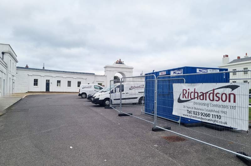 Flagstaff Green, Royal Clarence Yard — decorating contract by Richardson Decorating