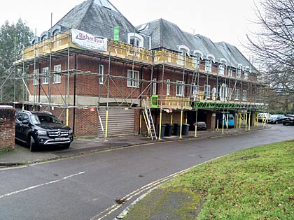 external refurb at wharf mill winchester